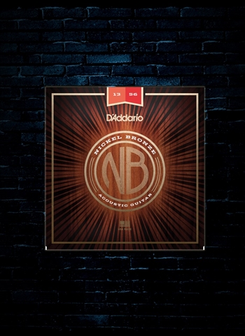 D'Addario NB1356 Nickel Bronze Acoustic Guitar Strings - Medium (13-56)