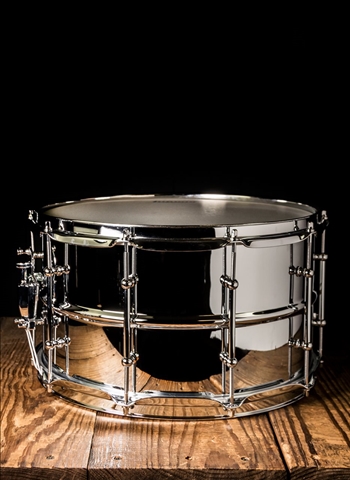 Ludwig LW0814SL - 8"x14" Supralite Snare - Steel