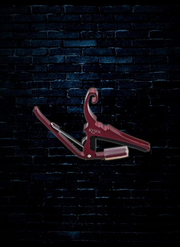 Kyser KG6R - 6-String Acoustic Quick-Change Capo - Ruby Red