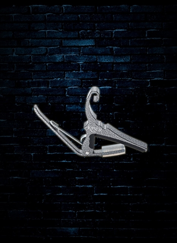 Kyser KG6SV - 6-String Acoustic Quick-Change Capo - Silver Vein