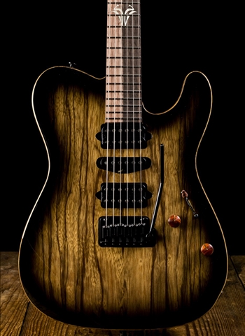 Suhr Custom Classic T 24 Black Limba - Black Burst