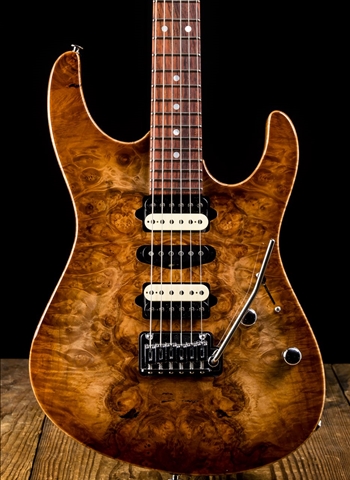 Suhr Modern Custom Burl Maple/Mahogany - Natural Burst