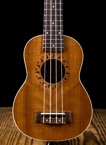 Amahi PGUKMS Penguin Soprano Mahogany Ukelele - Natural