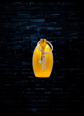 Earasers Waterproof Keychain Earplug Carrying Case - Gold