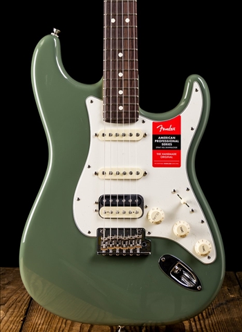 Fender American Professional Stratocaster HSS ShawBucker - Antique Olive
