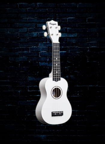 Amahi PGUKWH Penguin Soprano Ukelele - White