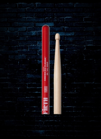 Vic Firth 5AVG American Classic 5A Vic Grip Wood Tip Drumsticks