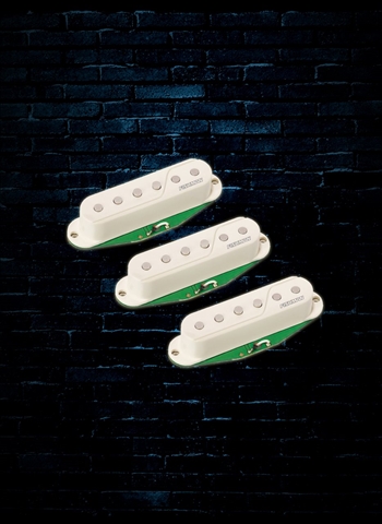 Fishman PRF-STR-WH3 Fluence Single Width Strat Pickup Set - White