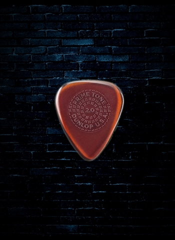 Dunlop 510P 2.0mm Primetone Standard Sculpted Plectra with Grip Guitar Pick (3 Pack)