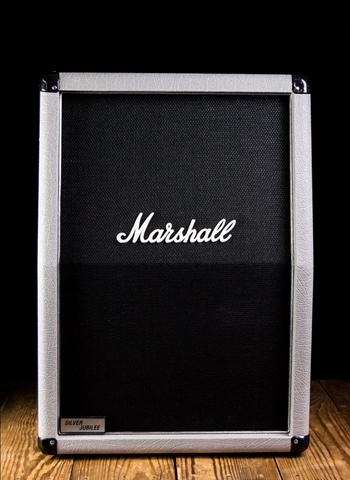 Marshall 2536A Silver Jubilee - 140 Watt 2x12" Vertical Slant Guitar Cabinet - Gray