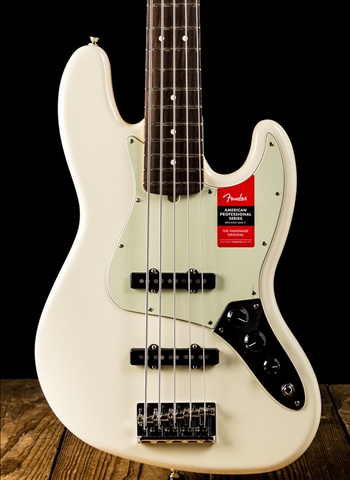 Fender American Professional Jazz Bass V - Olympic White