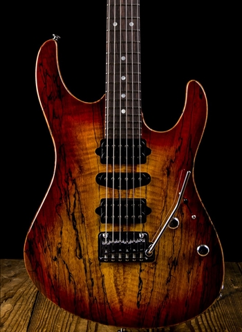 Suhr Modern Custom Spalt Maple/Korina - Aged Cherry Burst