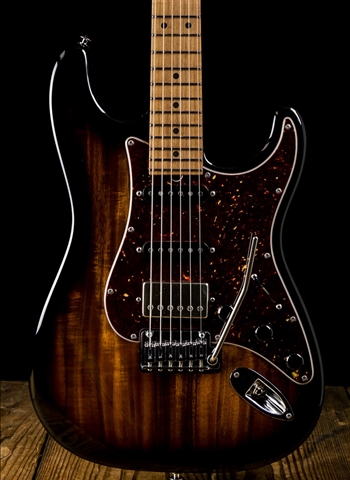 Suhr Classic Custom Figured Koa/Roasted Alder - 2-Tone Tobacco Burst