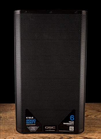 QSC K12.2 - 2000 Watt 1x12" Active Loudspeaker - Black