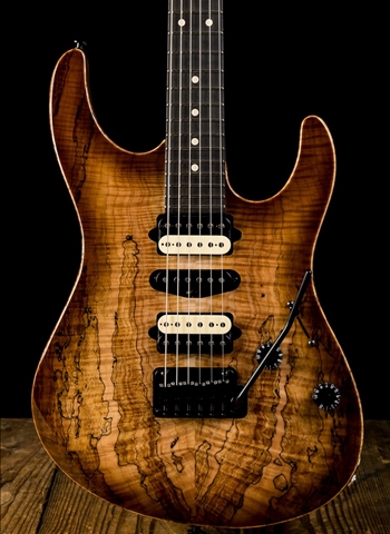 Suhr Modern Custom Spalt Maple/Black Limba - Brown Burst