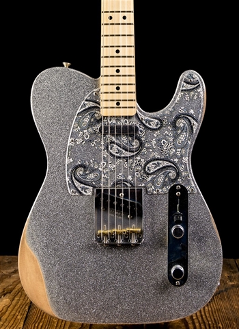 Fender Brad Paisley Road Worn Telecaster - Silver Sparkle