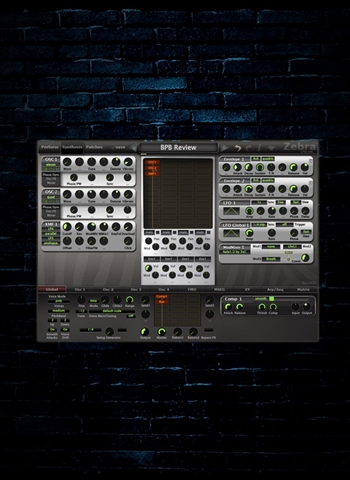 u-he Zebra2 Wireless Modular Synthesizer Plug-In (Download)