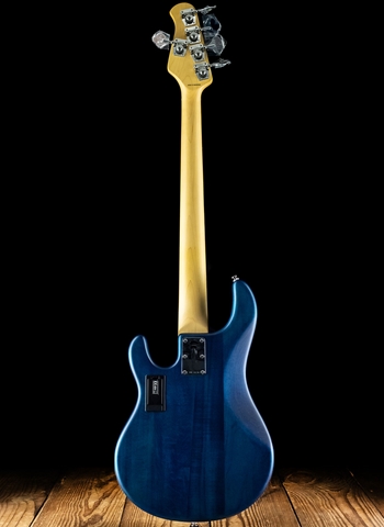 Sterling By Music Man StingRay RAY5 Bass Guitar - Trans Blue