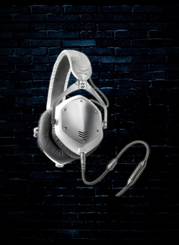 V-Moda Crossfade M-100 Over-Ear Headphones - White Silver