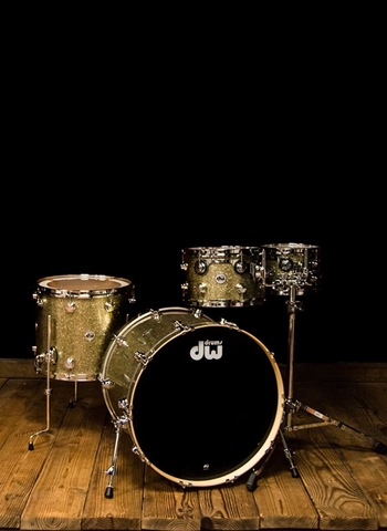 Drum Workshop Collector's Series 4-Piece Drum Set - Gold Galaxy