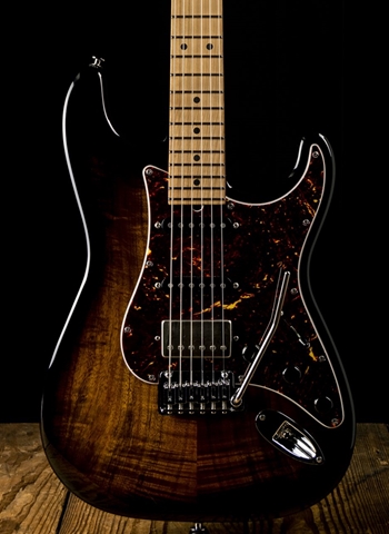 Suhr Classic Custom Figured Koa/Roasted Alder - 2-Tone Tobacco Burst