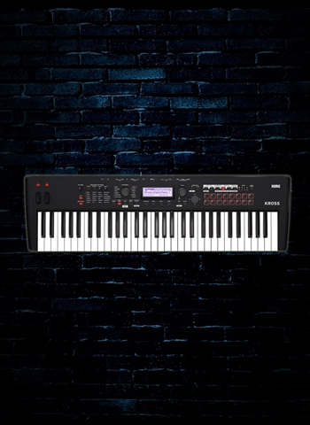 Korg KROSS 2 - 61-Key Performance Synth Workstation - Matte Black