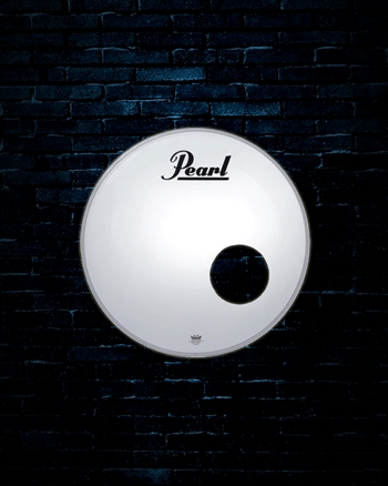 Pearl 22" Powerstroke 3 Coated Logo Bass Drumhead