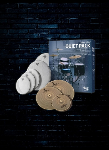 Zildjian LV468RH Low Volume Quiet Cymbal and Drumheads Pack