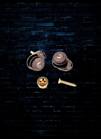 D'Addario Universal Strap Lock System - Gold