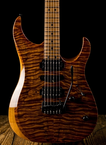 LSL Instruments XT4DX Roasted Quilt Maple/Basswood - Iced Tea Burst