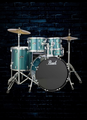 Pearl RS525SC/C Roadshow 5-Piece Drum Set - Aqua Blue Glitter