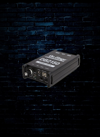 On Stage Stands DB2150 Stereo USB DI Box