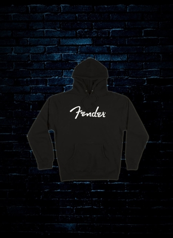 Fender Spaghetti Logo Hoodie - Black (X-Large)
