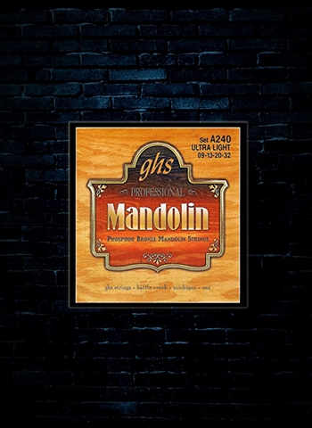 GHS A240 Phosphor Bronze Mandolin Strings - Ultra Light (09-32)