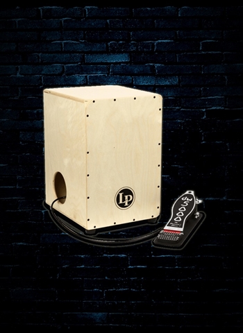 Latin Percussion LP1400NWP 2-Sided Cajon with DW Cajon Pedal