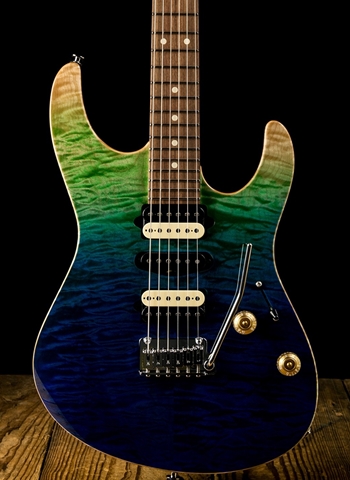 Suhr Modern Plus Curly - Aqua Blue Gradient