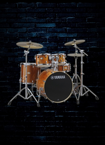 Yamaha SBP2F50HA Stage Custom Birch 5-Piece Drum Set - Honey Amber