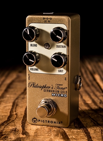 Pigtronix Philosopher’s Tone Germanium Gold Micro Compressor Pedal