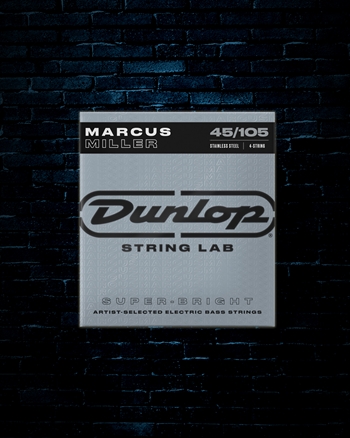 Dunlop Marcus Miller Super Bright Bass Strings - Long Scale (45-105)