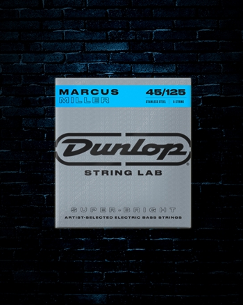 Dunlop Marcus Miller Super Bright Bass Strings - Long Scale 5-String (45-125)