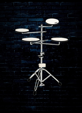 Drum Workshop DWCPPADTS5 - Go Anywhere 5-Pad Practice Set