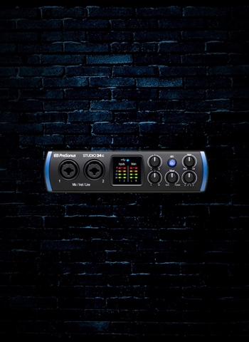 PreSonus Studio 24c - 2x2 USB 2.0 Audio/MIDI Interface