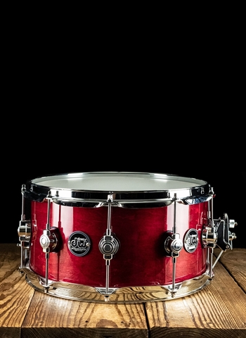 DW 6.5"x14" Performance Series Snare Drum - Cherry Stain Lacquer