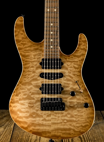 Suhr Modern Custom Quilt Maple/African Okoume - Natural Burst