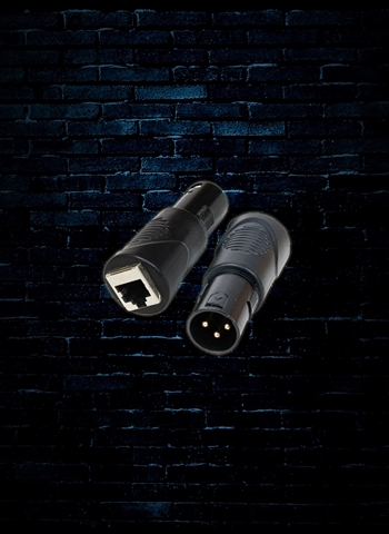 Pro X XC-RJ45XM3 Cat 5/6 RJ45 to 3 Pin Male DMX Connector/Adapter
