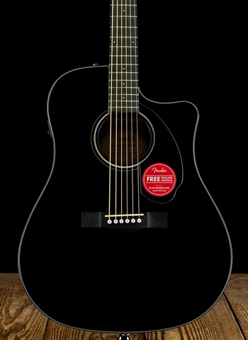 Fender CD-60SCE Dreadnought Starter Pack - Black