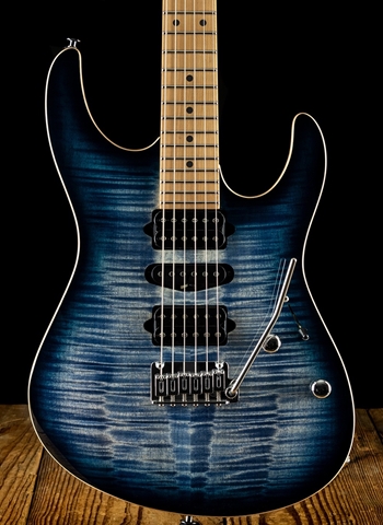 Suhr Modern Plus - Faded Trans Whale Blue Burst