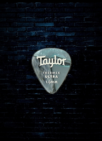 Taylor 1.0mm Premium DarkTone 351 Thermex Ultra Guitar Picks (6 Pack) - Abalone