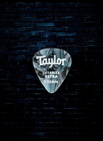 Taylor 1.5mm Premium DarkTone 351 Thermex Ultra Guitar Picks (6 Pack) - Abalone