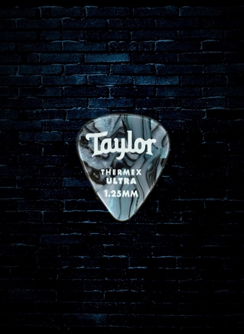 Taylor 1.5mm Premium DarkTone 351 Thermex Ultra Guitar Picks (6 Pack) - Abalone